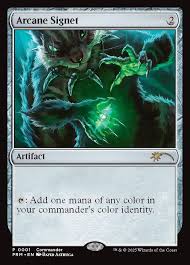 FOIL Arcane Signet (Squirrel Artwork) MTG Commander Commandfest Promo NM English