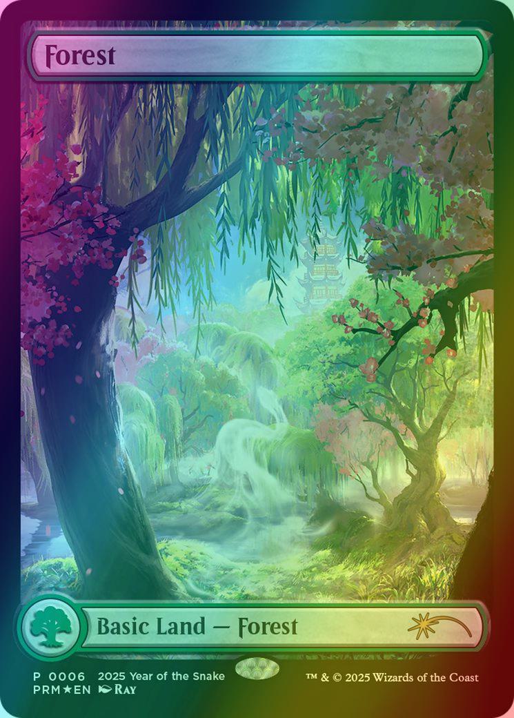 COMMANDFEST Forest Foil (Year of the Snake Promo 2025) NM Raw