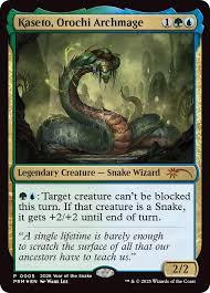 Kaseto, Orochi Archmage (Year of the Snake 2025) Promo Foil MTG (NM) Raw